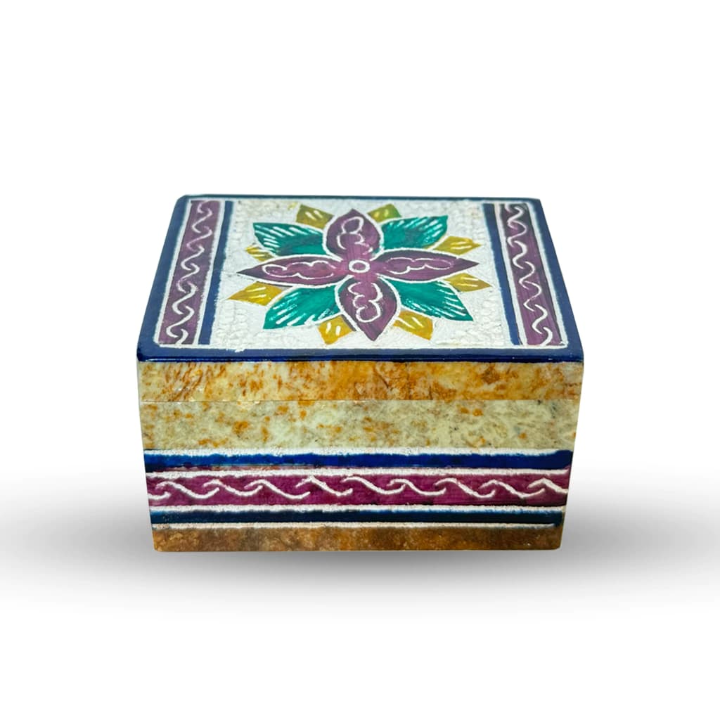 Saleiro Açucareiro PP Decorado 7x4 cm De Pedra sabão