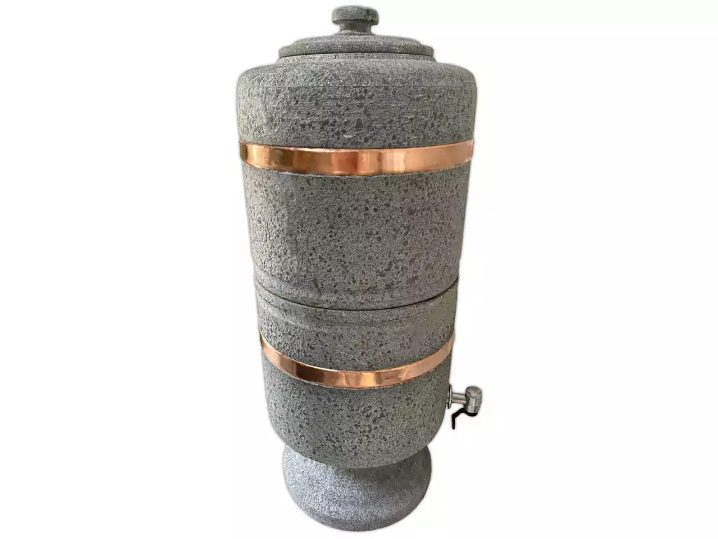 Filtro De Pedra Sabão Tradicional 11,5 Litros Completo