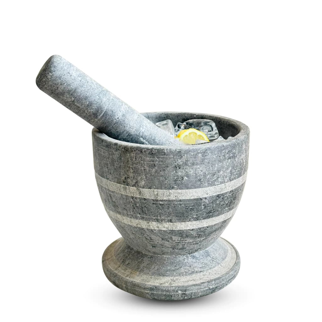 Pilão Rei Leão Extra Grande De Pedra Sabão