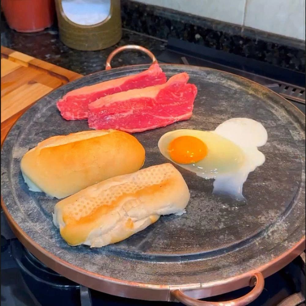 Frigideira Artesanal em Pedra Sabão