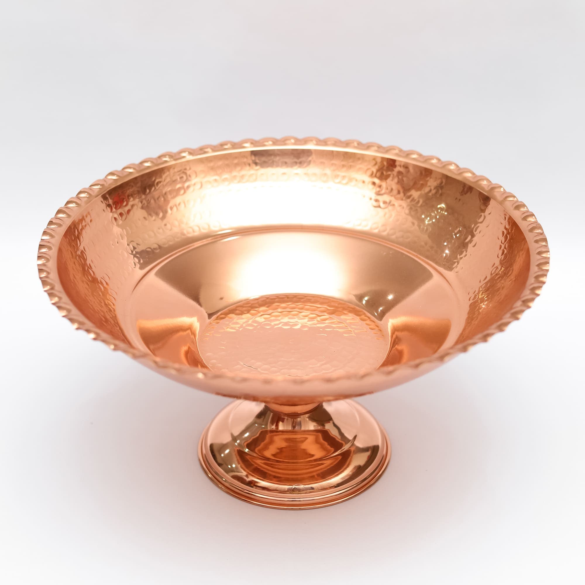 FRUTEIRA DE COBRE COM PÉ G