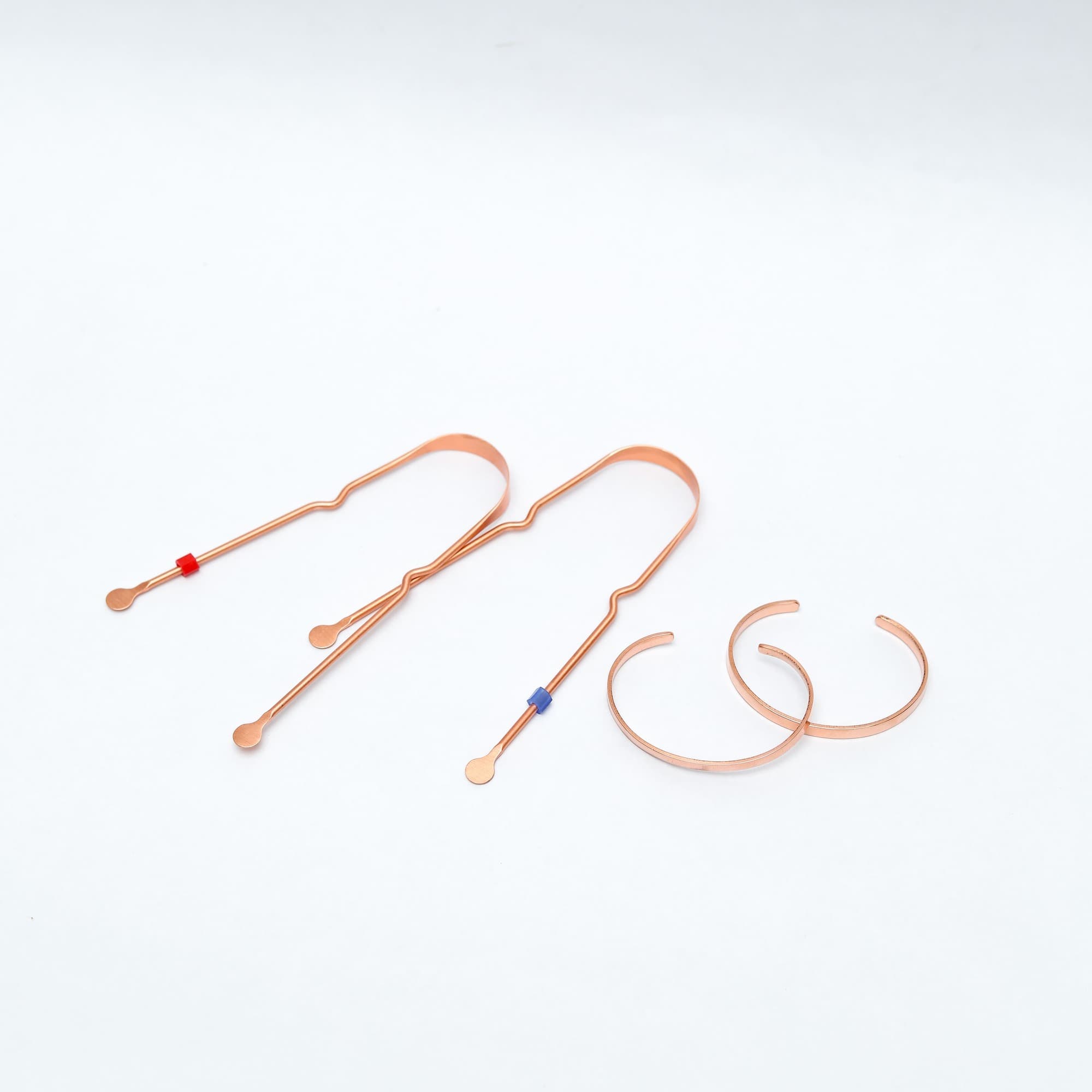 KIT 2 RASPADORES + 2 PULSEIRAS VITTA DE COBRE PURO - 15% OFF