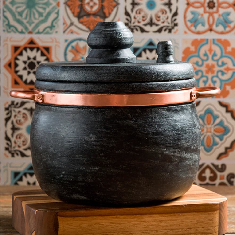 Panela de Pressão em Pedra Sabão